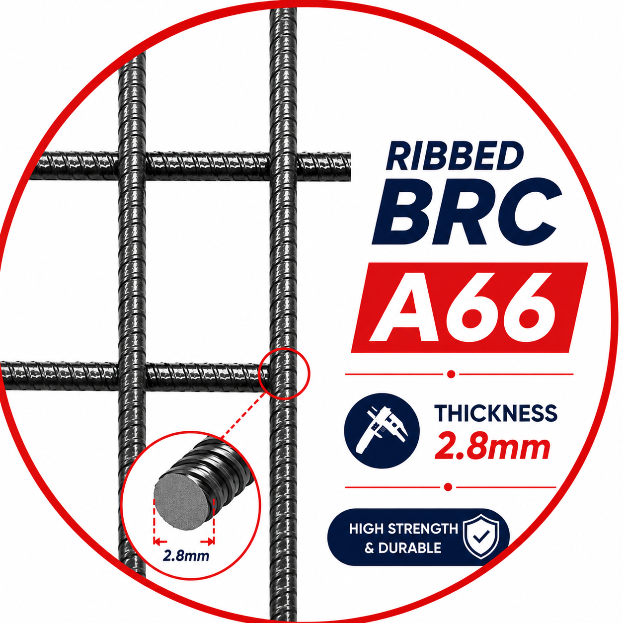 BRC Mesh A66 Reinforcement Sheet