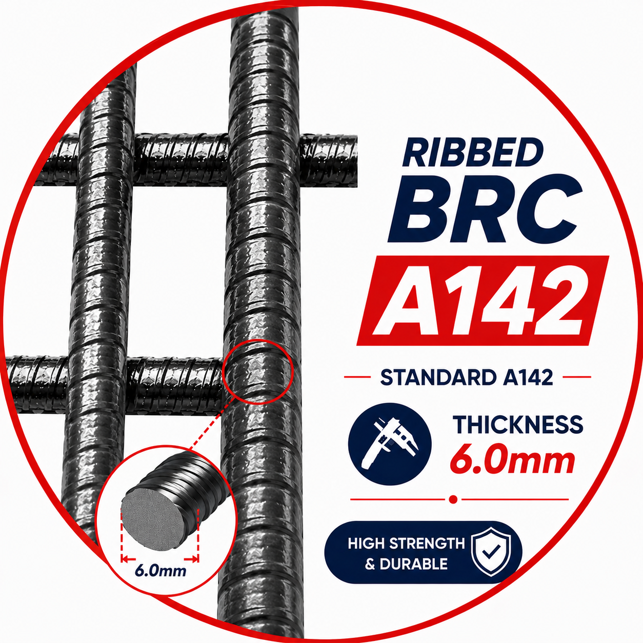 BRC Mesh A142 Reinforcement Sheet