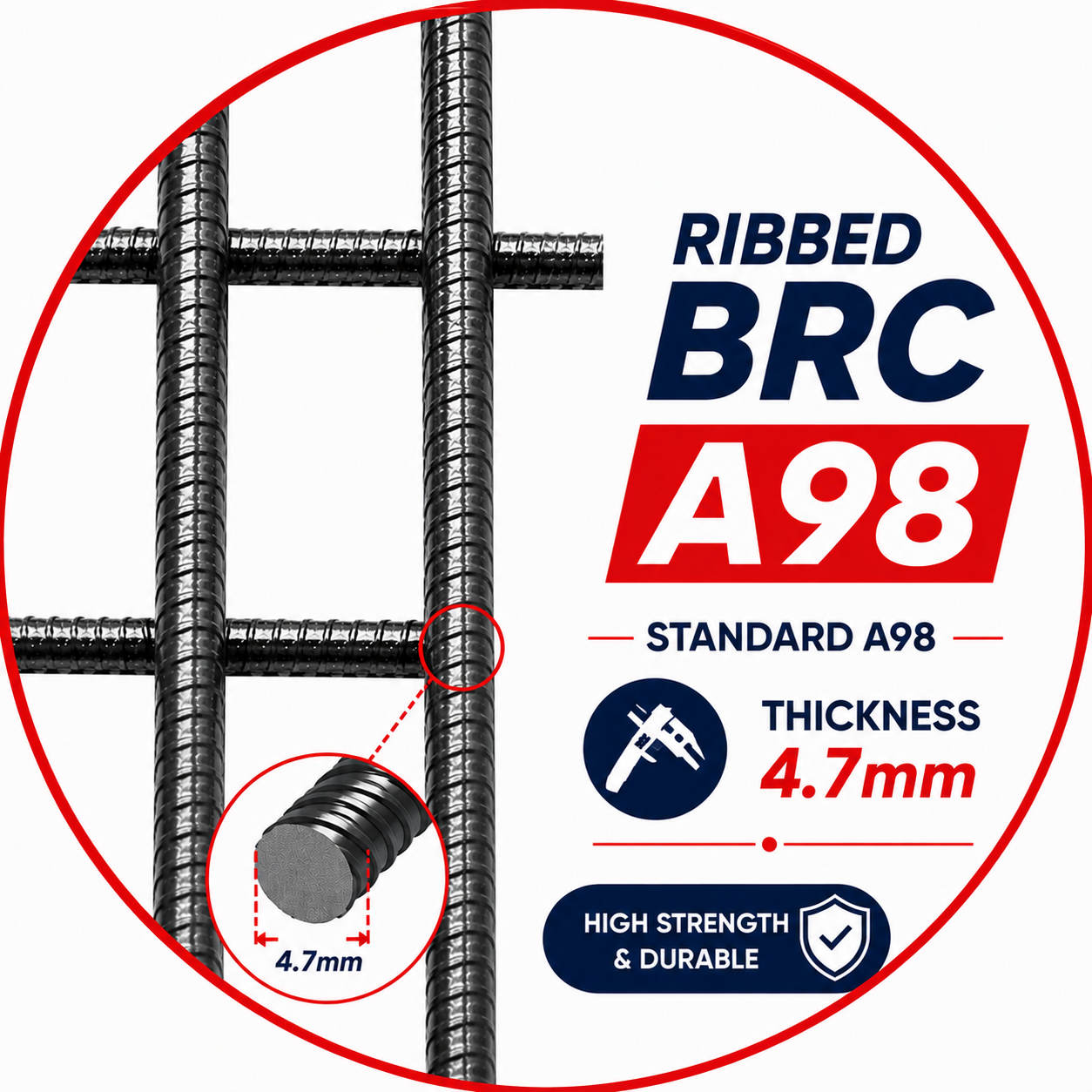 BRC Mesh A98 Reinforcement Sheet
