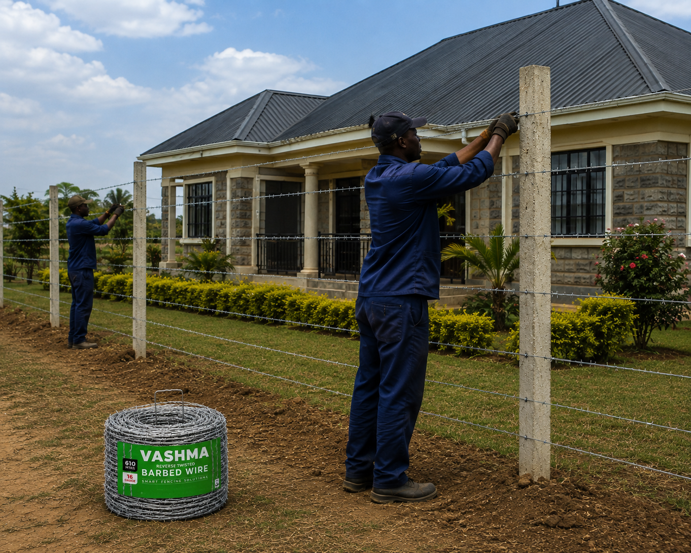 Galvanised Barbed Wire Roll