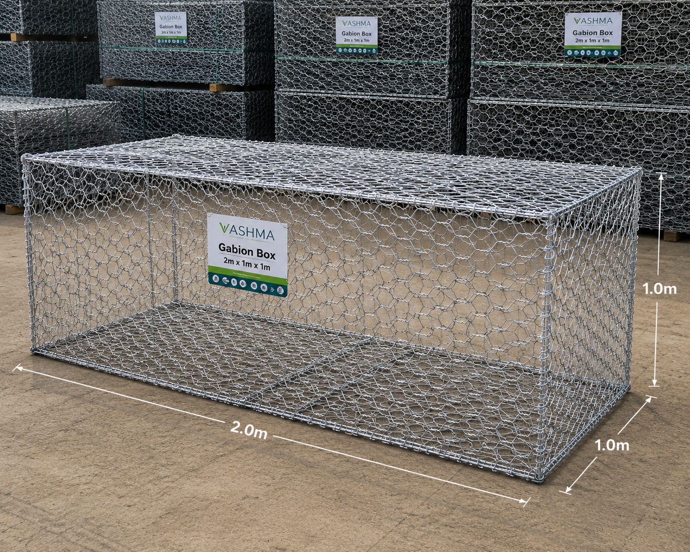 Gabion Box (Welded Mesh)